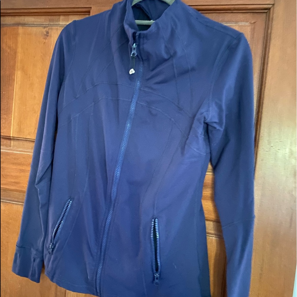 Navy lululemon full zip jack